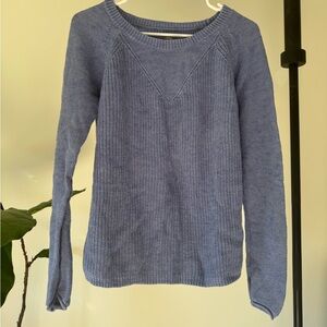 Aerie Light Blue Women's Crew Neck Sweater
